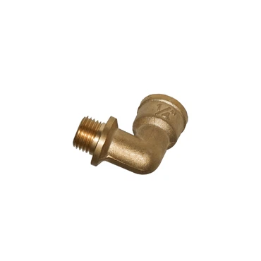 Winkelstück 90° Messing, Anschluss ¼″ 1343 Winkelstück 90° Messing, Anschluss ¼″ 1343