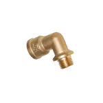 Winkelstück 90° Messing, Anschluss ¼″ 1343 Winkelstück 90° Messing, Anschluss ¼″ 1343