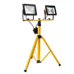 2X Flutlicht 50W Baustrahler mit Stativ LED 1508 2X Flutlicht 50W Baustrahler mit Stativ LED 1508