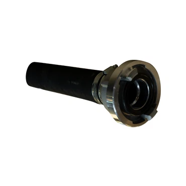 Förderschlauch Gummi 42 mm mit Storz C-Kupplungen und Klemmen, 10 bar