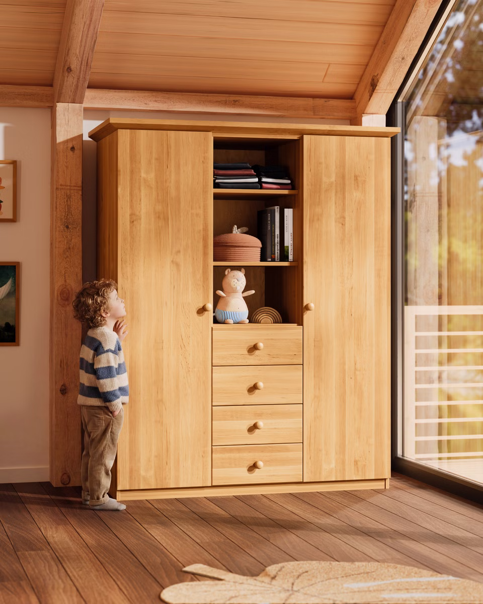 Lena Kleiderschrank 3-teilig Lena Kleiderschrank 3-teilig