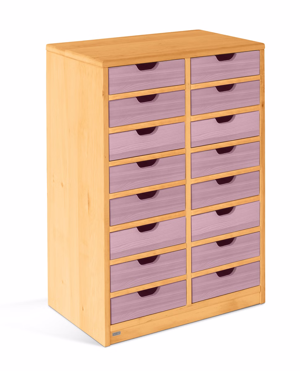 Robin Regal schmal Set 7, mit Schubladen Robin Regal schmal Set 7, mit Schubladen