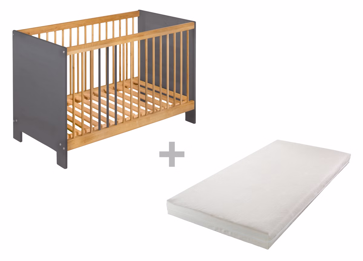 Niklas Babybett mit Matratze 60x120 cm Niklas Babybett mit Matratze 60x120 cm