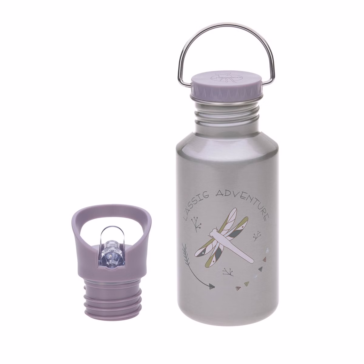 Trinkflasche Edelstahl 500ml, Lässig Trinkflasche Edelstahl 500ml, Lässig sb