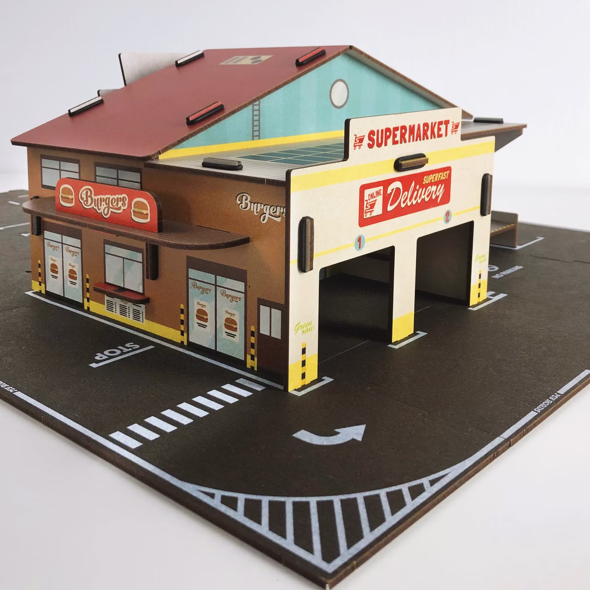 Supermarkt zu Spielstraße inkl. Parkplatz Supermarkt zu Spielstraße inkl. Parkplatz sb
