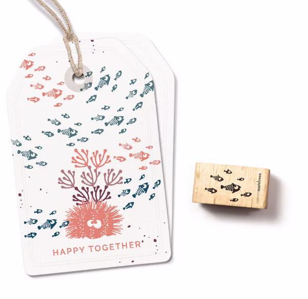 Stempel Fischschwarm Stempel Fischschwarm