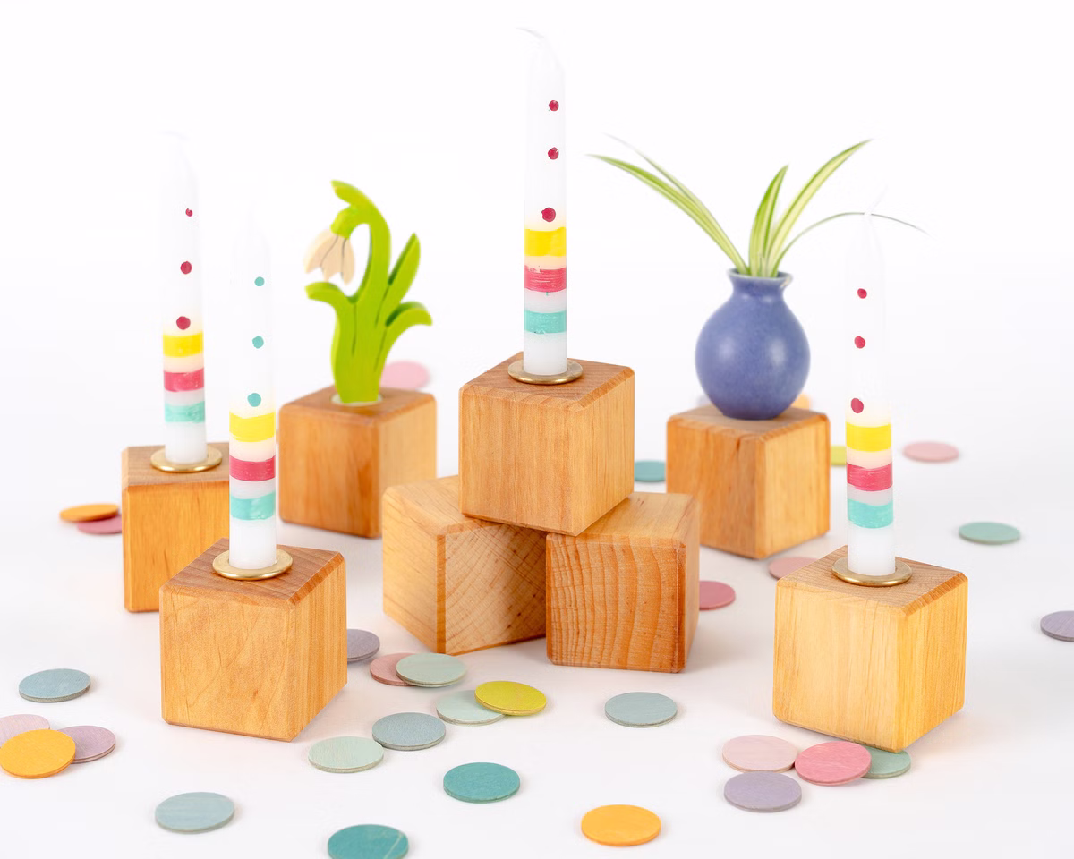 BioKinder Geburtstagswürfel 8er Set BioKinder Geburtstagswürfel 8er Set