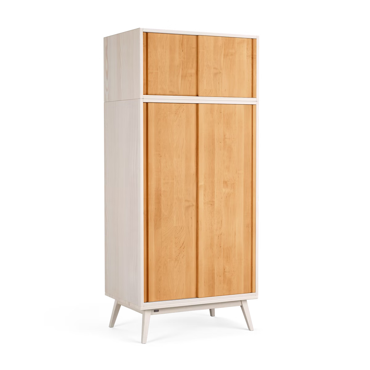 Laura Retro Schiebetürenschrank 55 cm Tiefe Laura Retro Schiebetürenschrank 55 cm Tiefe