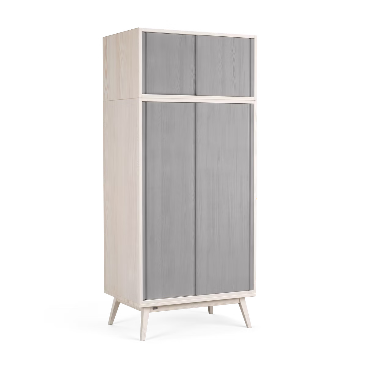 Laura Retro Schiebetürenschrank 55 cm Tiefe Laura Retro Schiebetürenschrank 55 cm Tiefe