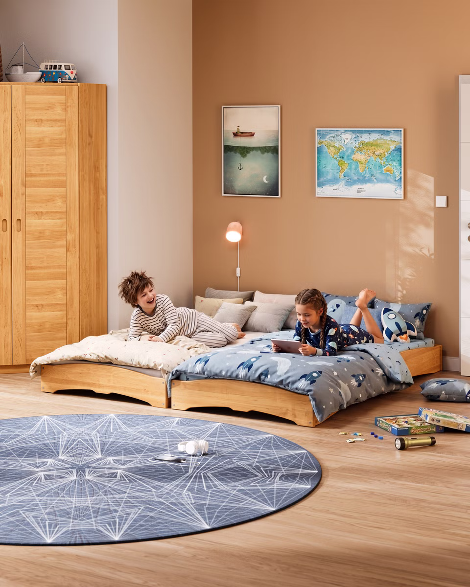 2er Set Leandro Stapelbett 90x200 cm 2er Set Leandro Stapelbett 90x200 cm