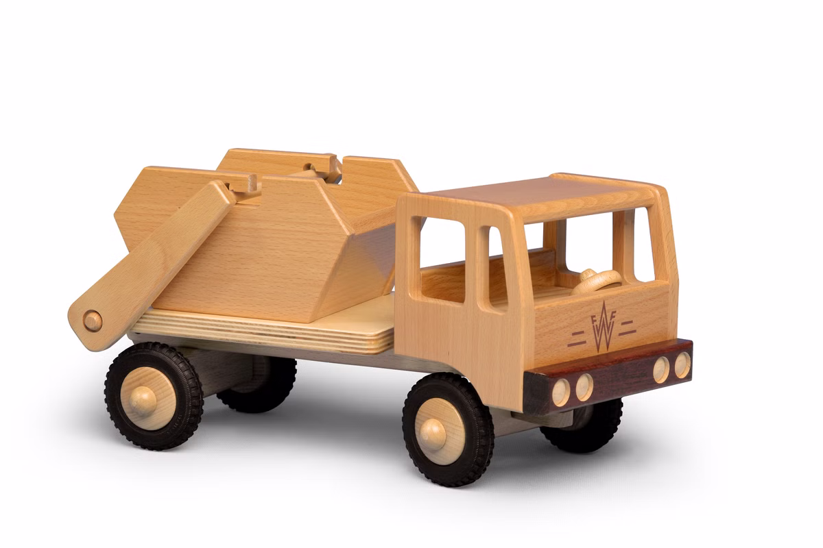 LKW mit Müllcontainer LKW mit Müllcontainer