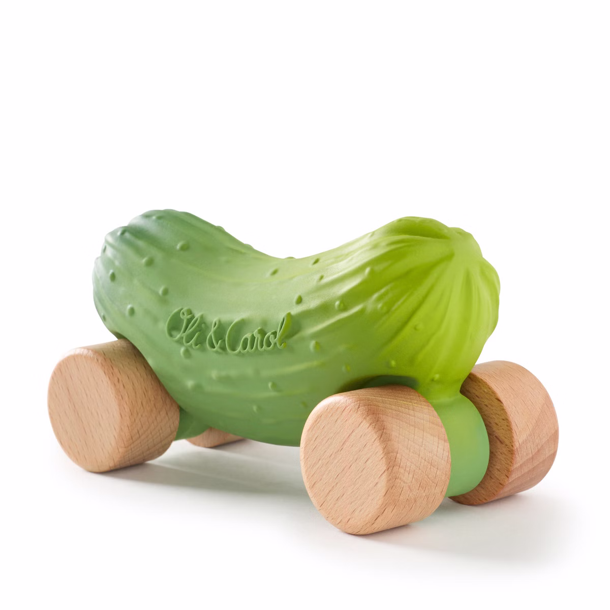 Baby-Auto Gurke Pepino inkl. Garage und Rennrampe, Oli&Carol Baby-Auto Gurke Pepino inkl. Garage und Rennrampe, Oli&Carol