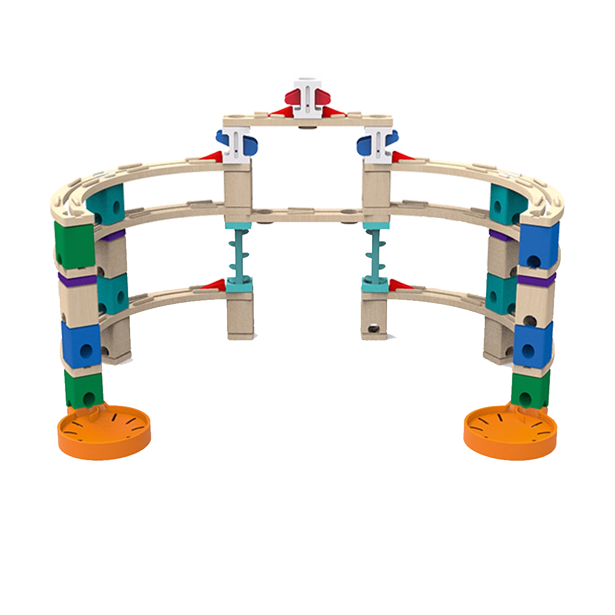 XXL Kugelbahn "Quadrilla", 256 Teile XXL Kugelbahn "Quadrilla", 256 Teile