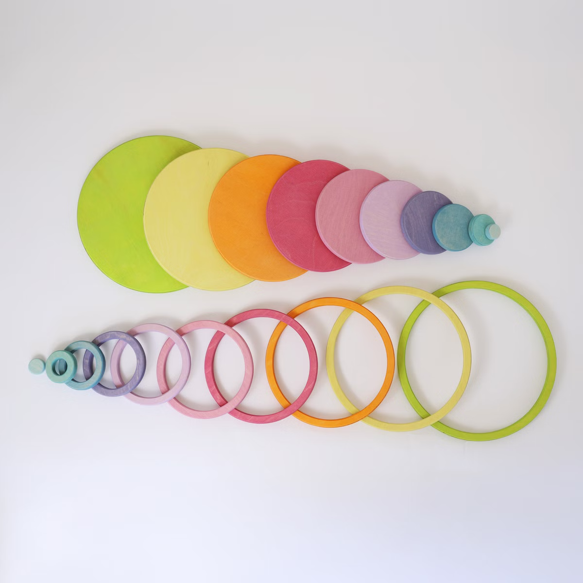 Konzentrische Kreise und Ringe Pastell Konzentrische Kreise und Ringe Pastell