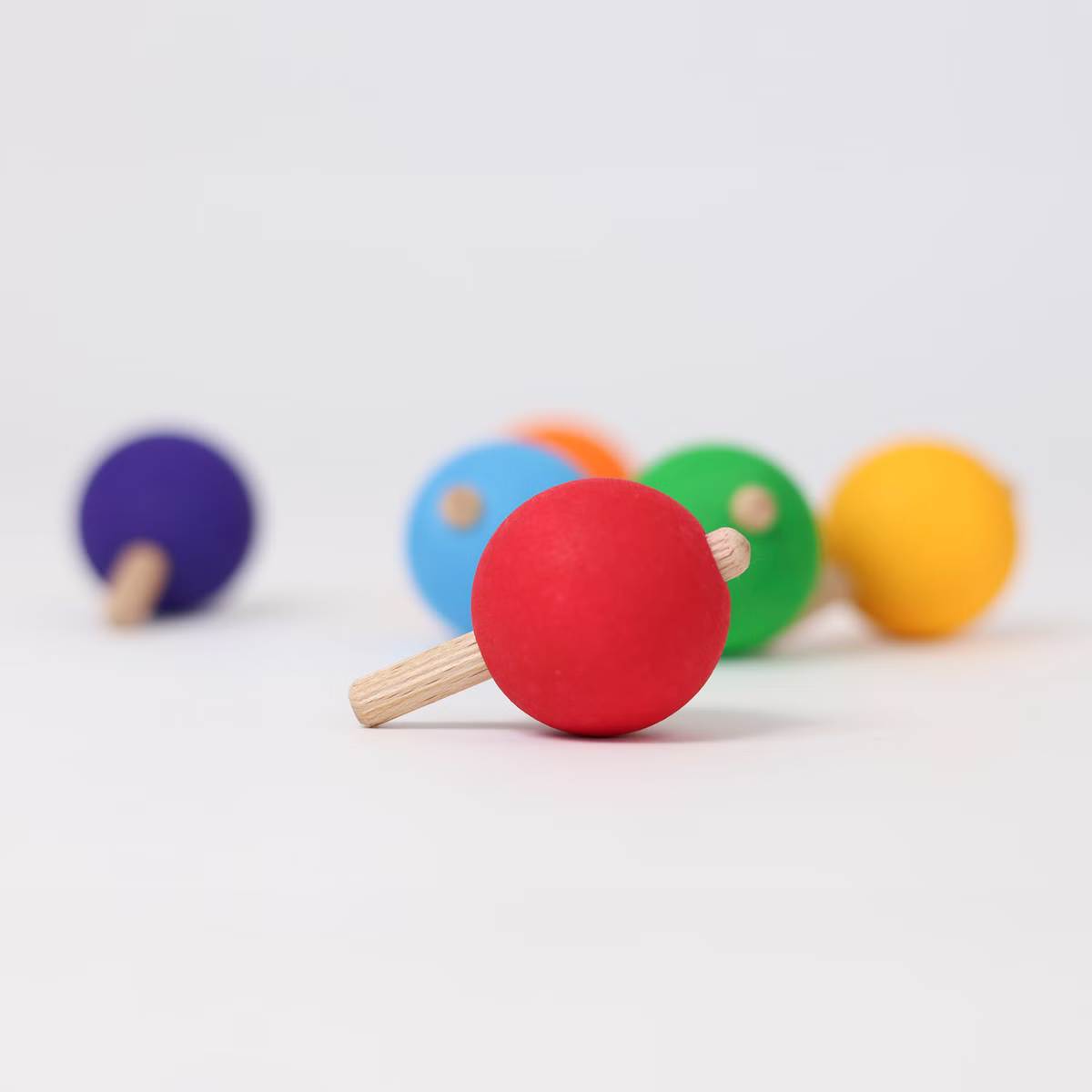 6er Set Kreisel Regenbogen 6er Set Kreisel Regenbogen