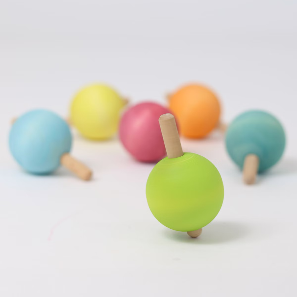 6er Set Kreisel Pastell 6er Set Kreisel Pastell