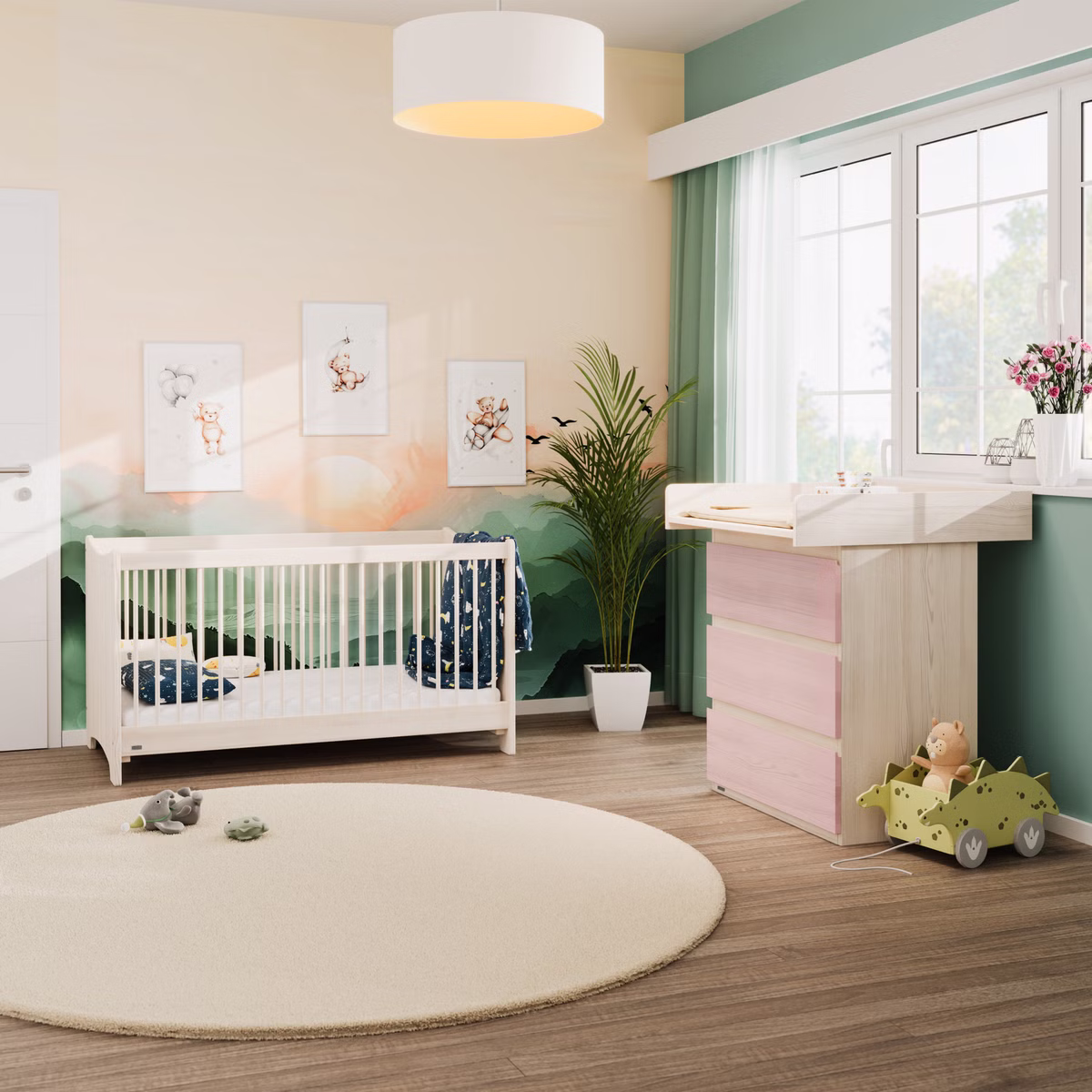 Starter-Set Finn Babybett und Wickelkommode Starter-Set Finn Babybett und Wickelkommode