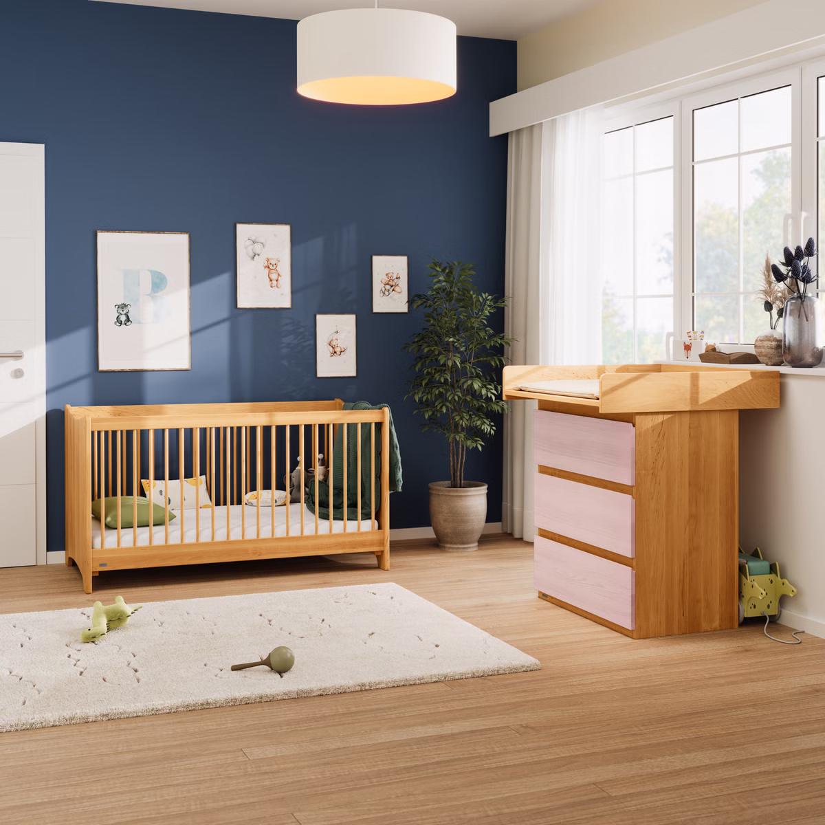 Starter-Set Finn Babybett und Wickelkommode Starter-Set Finn Babybett und Wickelkommode
