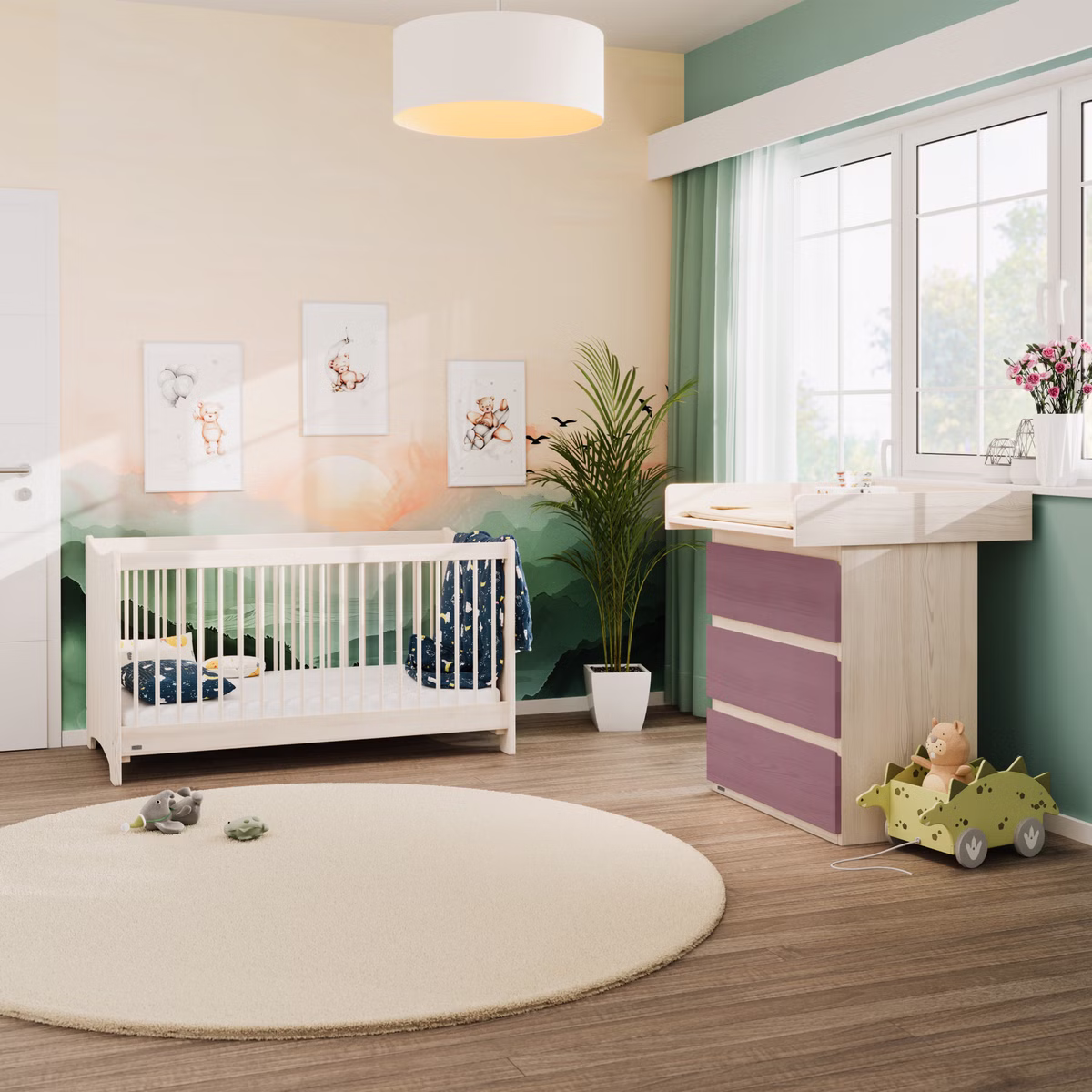 Starter-Set Finn Babybett und Wickelkommode Starter-Set Finn Babybett und Wickelkommode