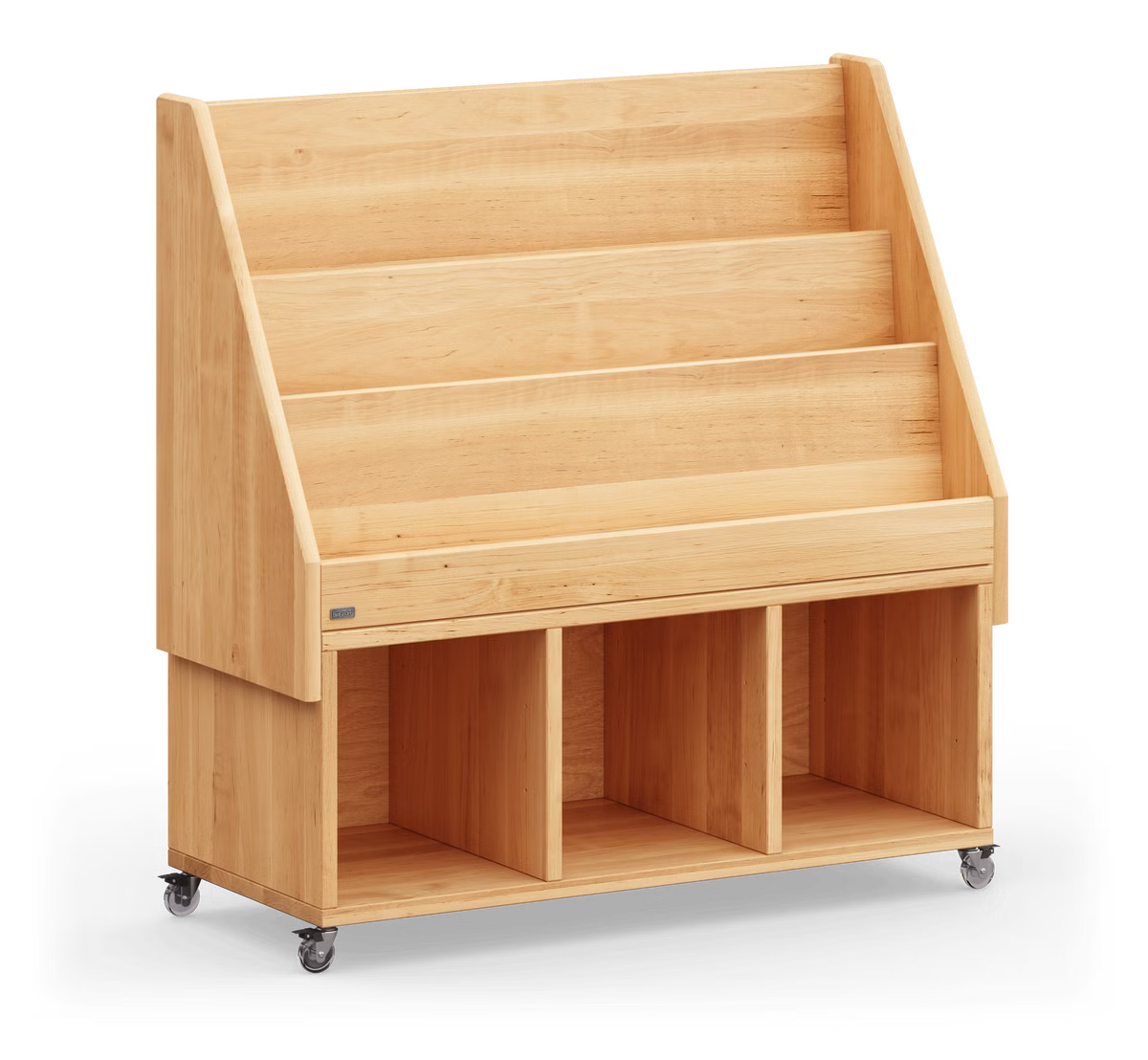 Set Robin Rollregal mit Bücherregalaufsatz, kompakt Set Robin Rollregal mit Bücherregalaufsatz, kompakt