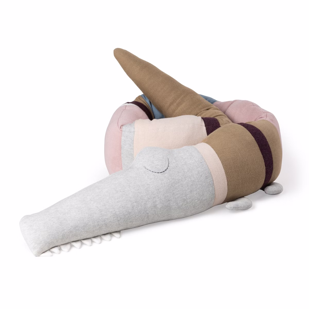 Bettschlange Krokodil rosa/braun Bettschlange Krokodil rosa/braun sb