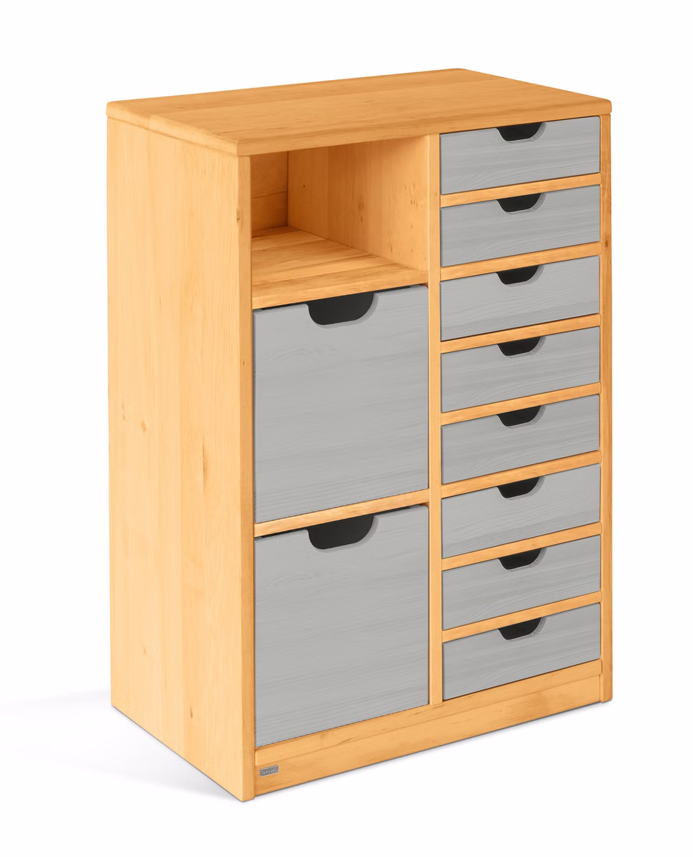 Robin Regal schmal Set 10, mit Regalboxen & Schubladen Robin Regal schmal Set 10, mit Regalboxen & Schubladen