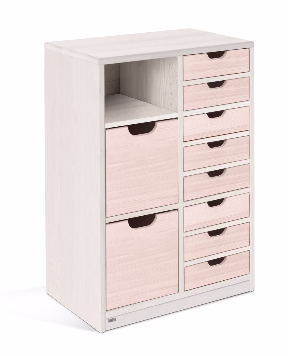 Robin Regal schmal Set 10, mit Regalboxen & Schubladen Robin Regal schmal Set 10, mit Regalboxen & Schubladen