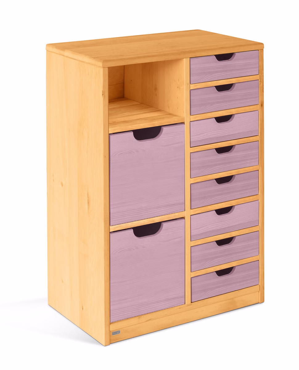 Robin Regal schmal Set 10, mit Regalboxen & Schubladen Robin Regal schmal Set 10, mit Regalboxen & Schubladen