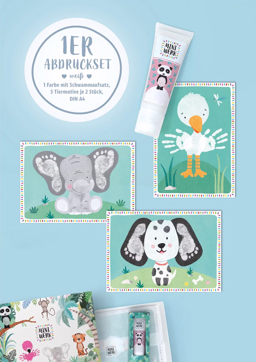 1er Baby Abdruckset Weiß 1er Baby Abdruckset Weiß