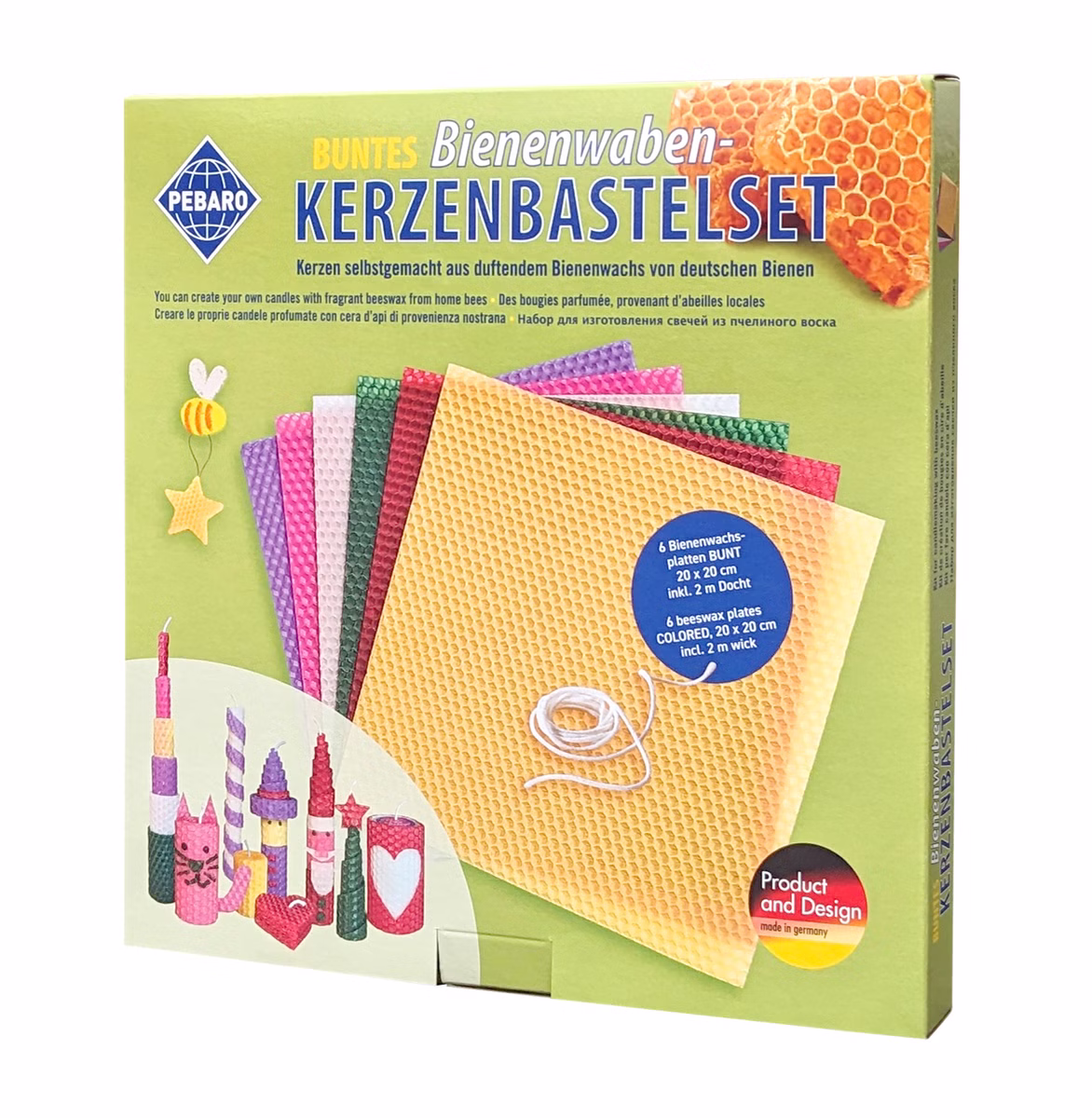 Bastelset Bienenwaben-Kerzen Bastelset Bienenwaben-Kerzen sb