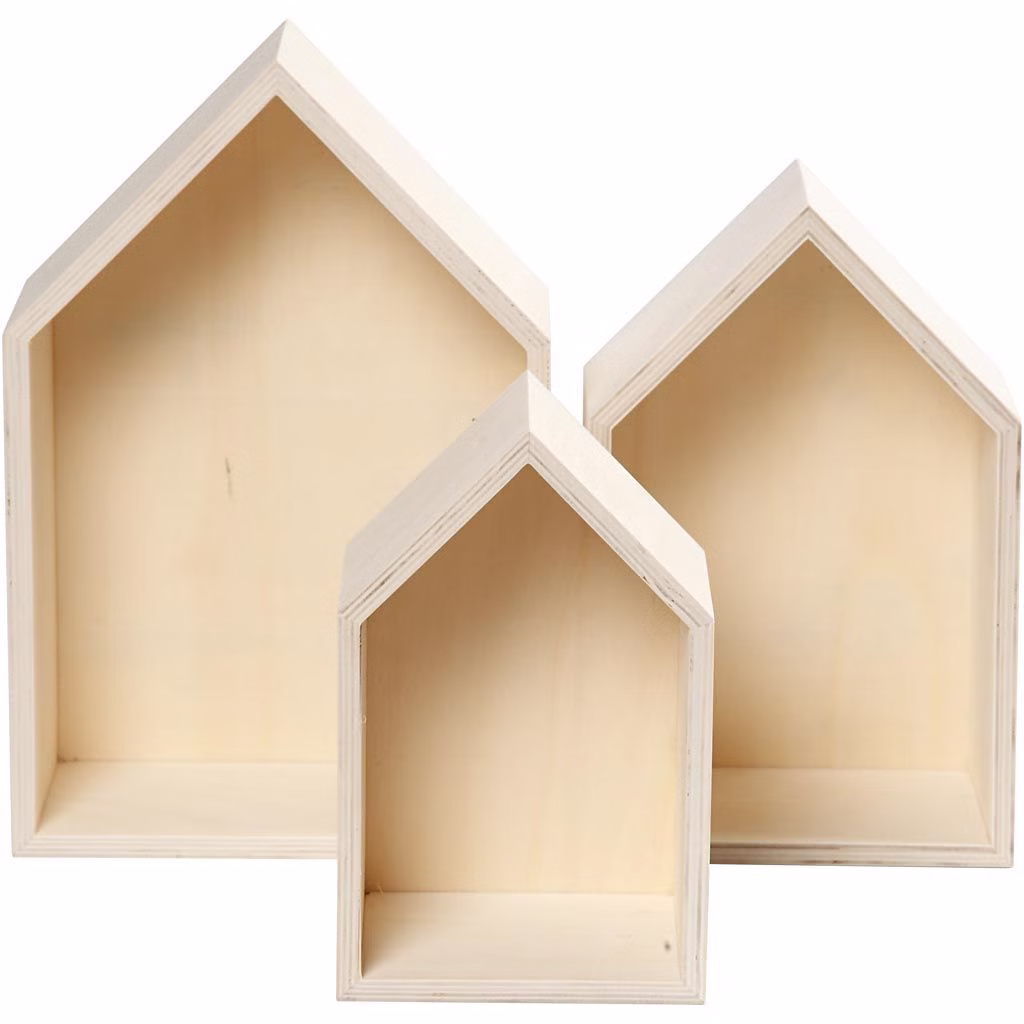 3er Set Aufbewahrungsboxen aus Holz 3er Set Aufbewahrungsboxen aus Holz