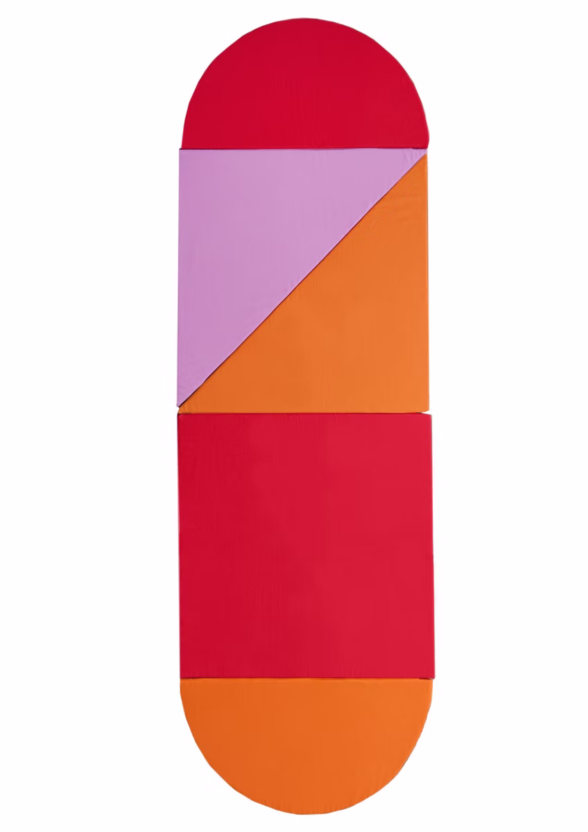 Spiel,- und Schlafmatte rot/orange Spiel,- und Schlafmatte rot/orange