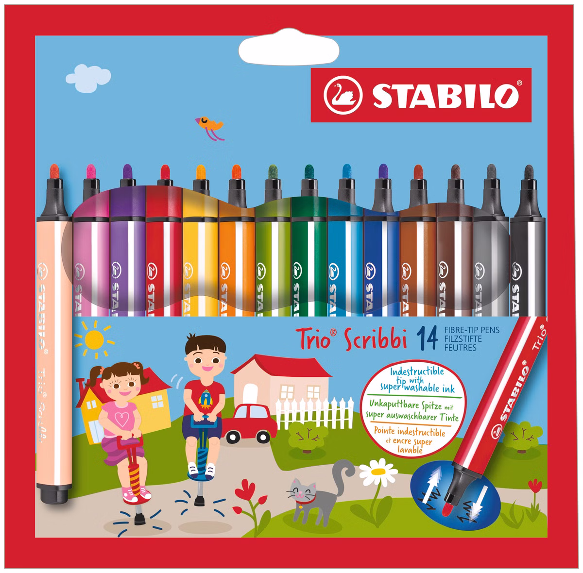 14er Set Filzstift Trio Scribbi 14er Set Filzstift Trio Scribbi