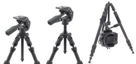 INON INON Unterwasserstativ Set Teleskopstativ mit 3 Beinen und 3-Wege-Panoramakopf