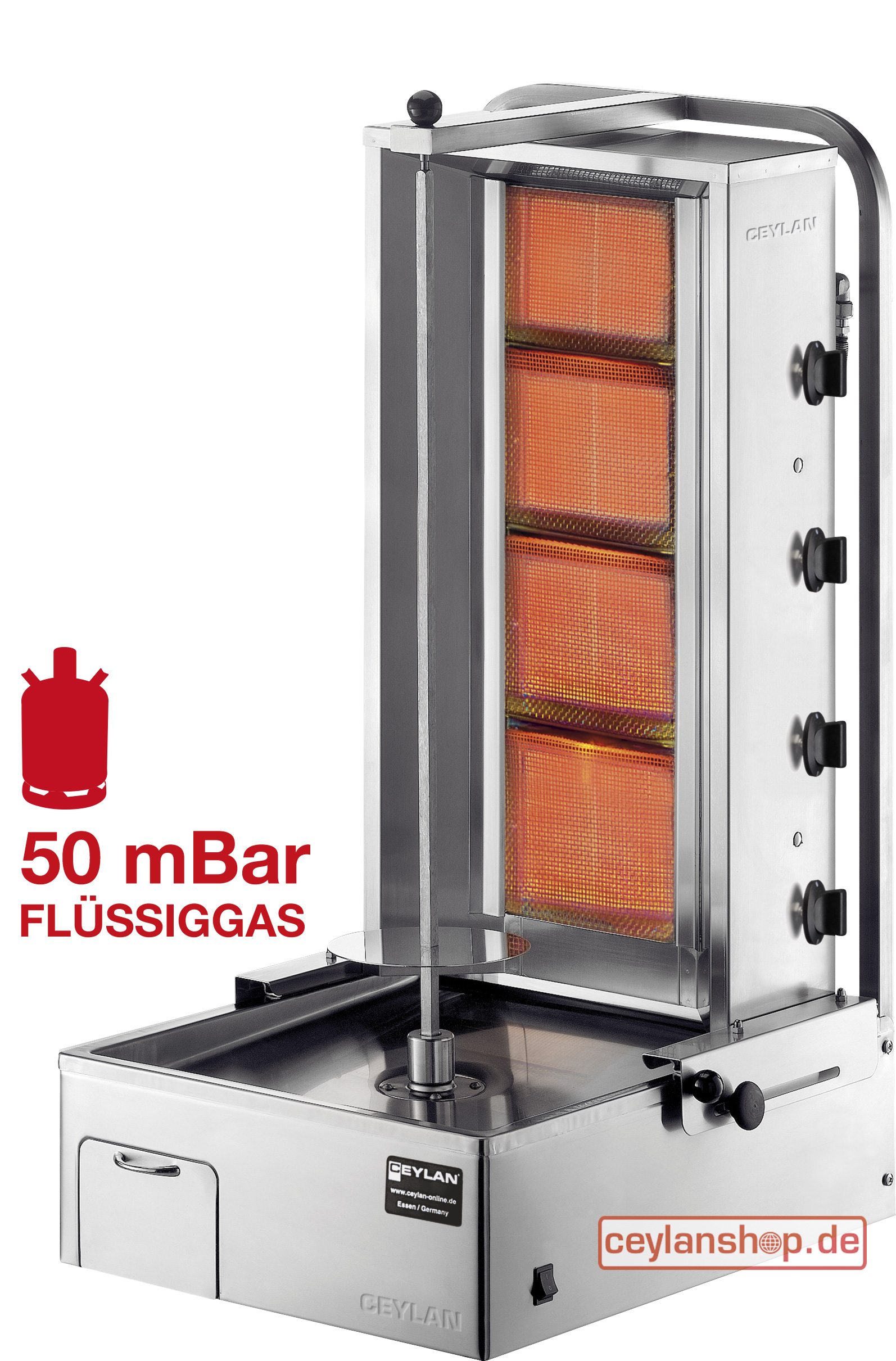CEYLAN Dönergrill GO-D4 – Erdgas 20 mbar | CEYLAN CEYLAN Dönergrill GO-D4 – Erdgas 20 mbar | CEYLAN