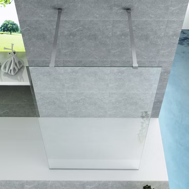 Aloni Walk- In Duschwand beidseitig begehbar Klarglas 8 mm (BxH)