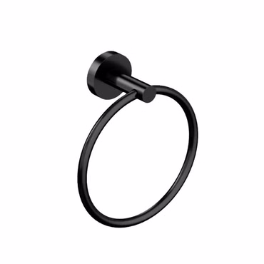Aloni Handtuchring Ø 16 cm Schwarz matt
