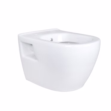 Belvit Hänge Wand Dusch WC mit Taharet Bidet Funktion WC Toilette aus Sanitärkeramik Tiefspüler