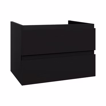 Sally Badezimmer Unterschrank 80 cm Schwarz matt