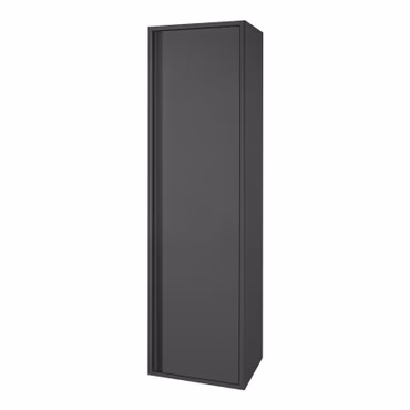 Sally Badezimmer Hochschrank 135 cm Grau matt