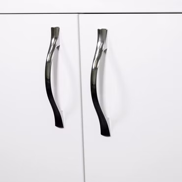 Aleco 85 Badmöbel Unterschrank mit Füßen Weiß