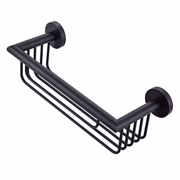 Aloni Duschablage Schwarz 25 cm
