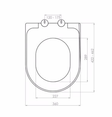 Belvit WC Design Sitz Absenkautomatik Softclose Toilettensitz