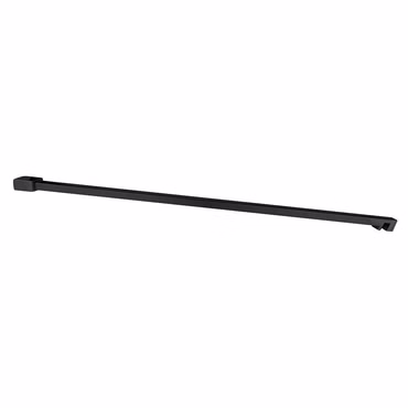Aloni Stabilisierungsstange für Duschglas und Duschwand 60-120 cm Schwarz matt