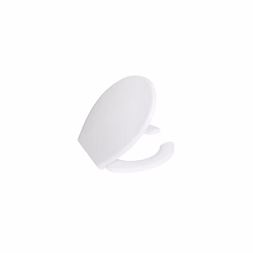 Creavit Behindertengerechter barrierefreier WC-Sitz Duroplast Softclose Toilettensitz Weiß mit Edelstahl Scharnieren