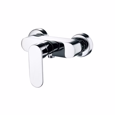 Aloni Duscharmatur mit Thermostat Einhebel-Mischbatterie für Dusche Brausethermostat verchromt
