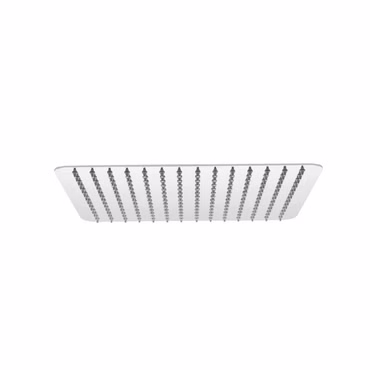 Aloni Regendusche Brause Chrom eckig 20x20cm Kopfbrause Rainshower Spiegeleffekt
