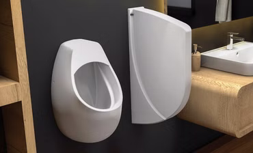 Spülrandlos Urinal Becken PISSOIR Urinalbecken Pinkelbecken Verdeckte Anschlüsse