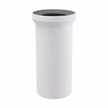 WC-Anschluss Anschlussstutzen L 350 mm Abfluß weiß DN 90/110 WC-Abfluß Abflussrohr