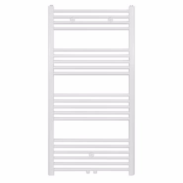 Belrad Badheizkörper Mittelanschluss Weiß 1200x500 mm - 537w